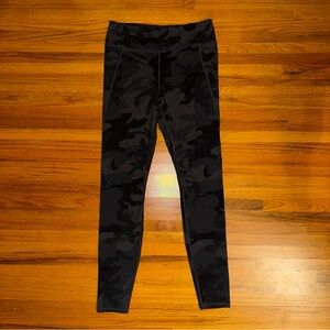 Ralph Lauren Black Camouflage Kids Leggings